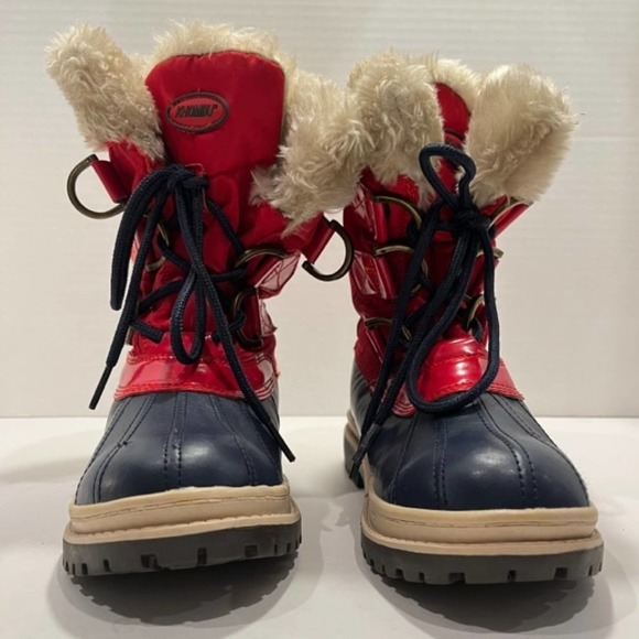 Khombu Size 7 Faux Fur Lined Winter Snow Boots - Picture 2 of 14